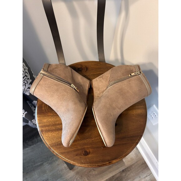 XAPPEAL Aubree Taupe Ankle Boots Womens Size 10 Tan Booties - Picture 3 of 7